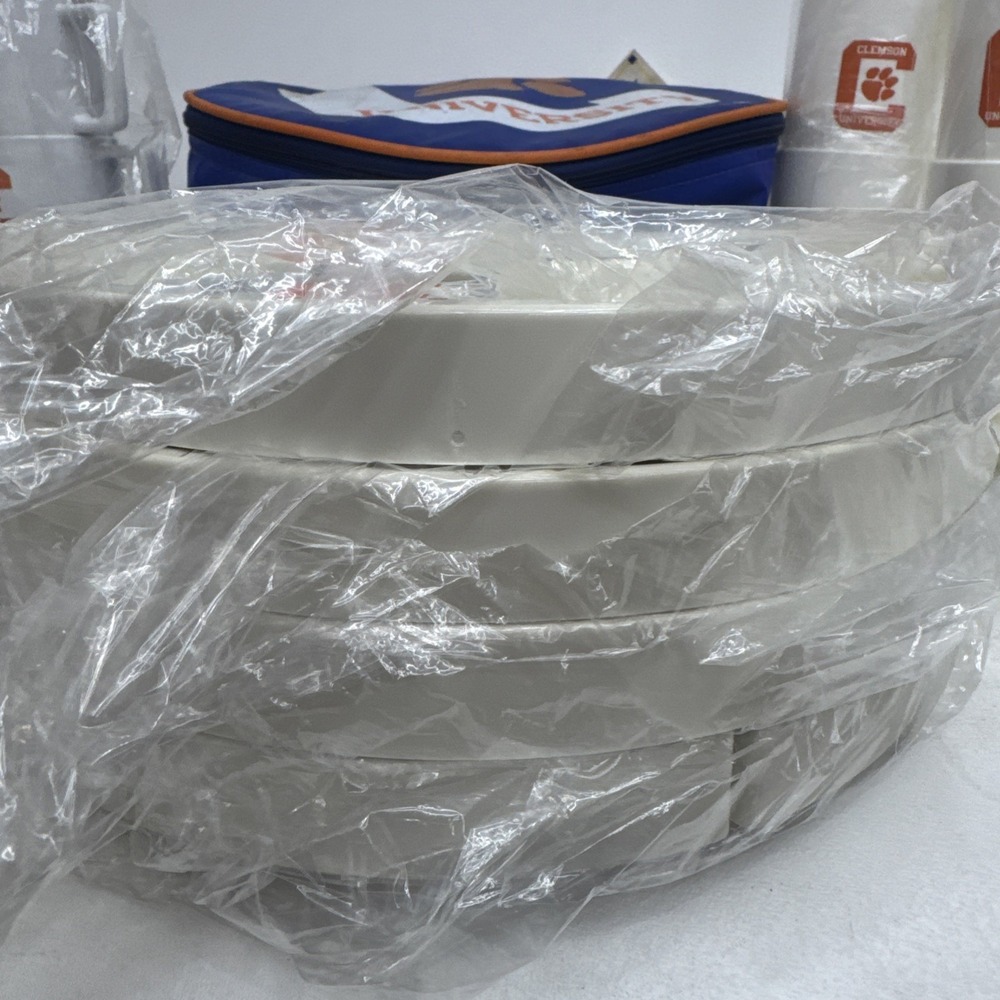 Clemson University E-Z Hold Portable Dinnerware Set - Picture 9 of 11